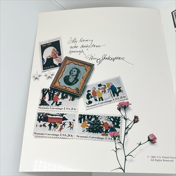 Vintage United States Postal Service Mint Set of Commemorative Stamps 1982 - Picture 3 of 5